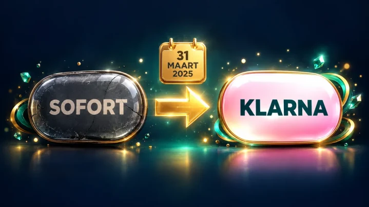 Sofort gaat sinds 31 maart 2025 verder als Klarna: Sofort bestaat niet meer als losse betaalmethode